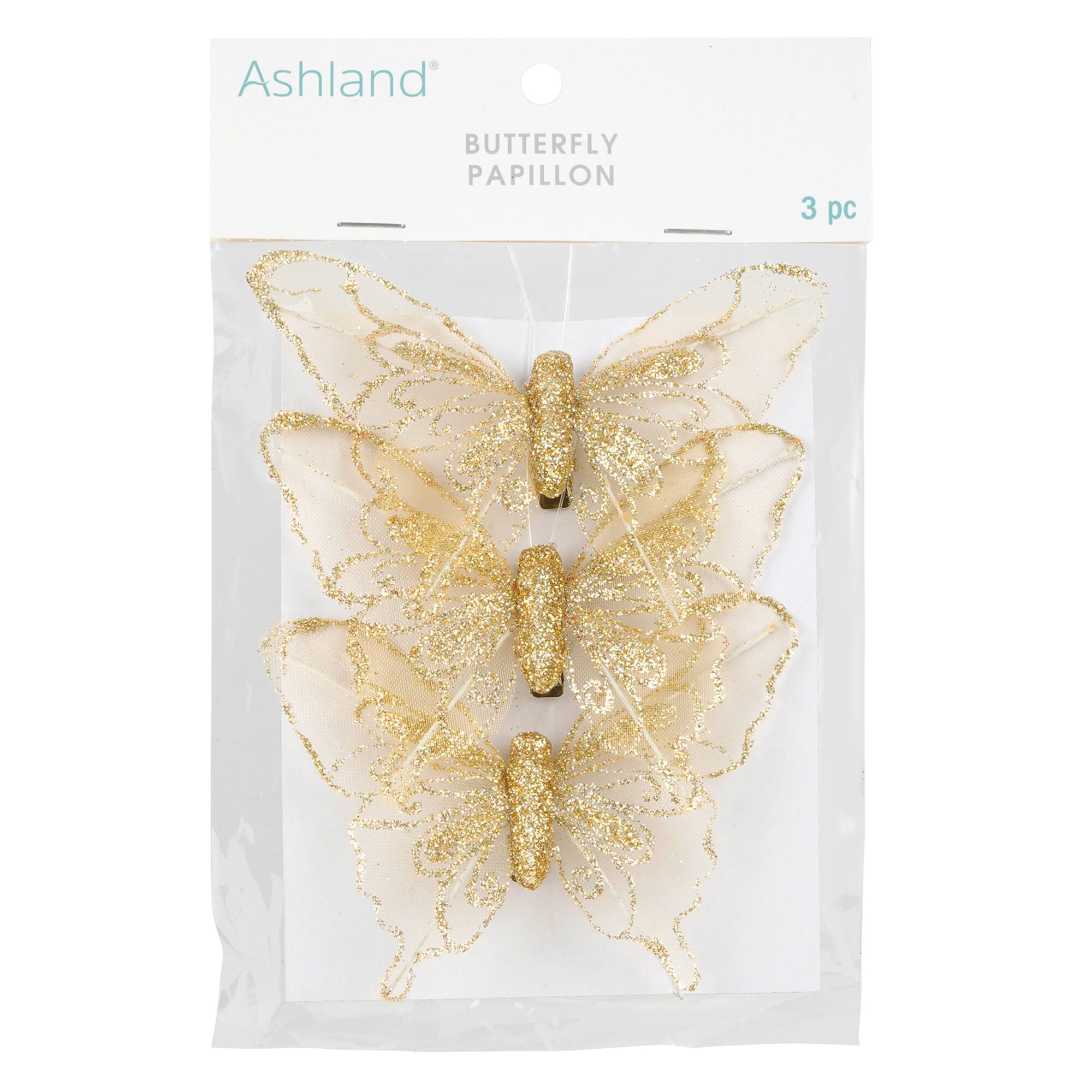 Glitter Butterfly Embellishments